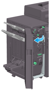 サドルステープルカートリッジの交換 - bizhub C650 i / C550 i サドルステープルカートリッジの交換 - bizhub C650 i / C550 i