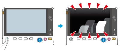 タッチパネルが表示されないとき - bizhub C658 / C558 / C458 / C368
